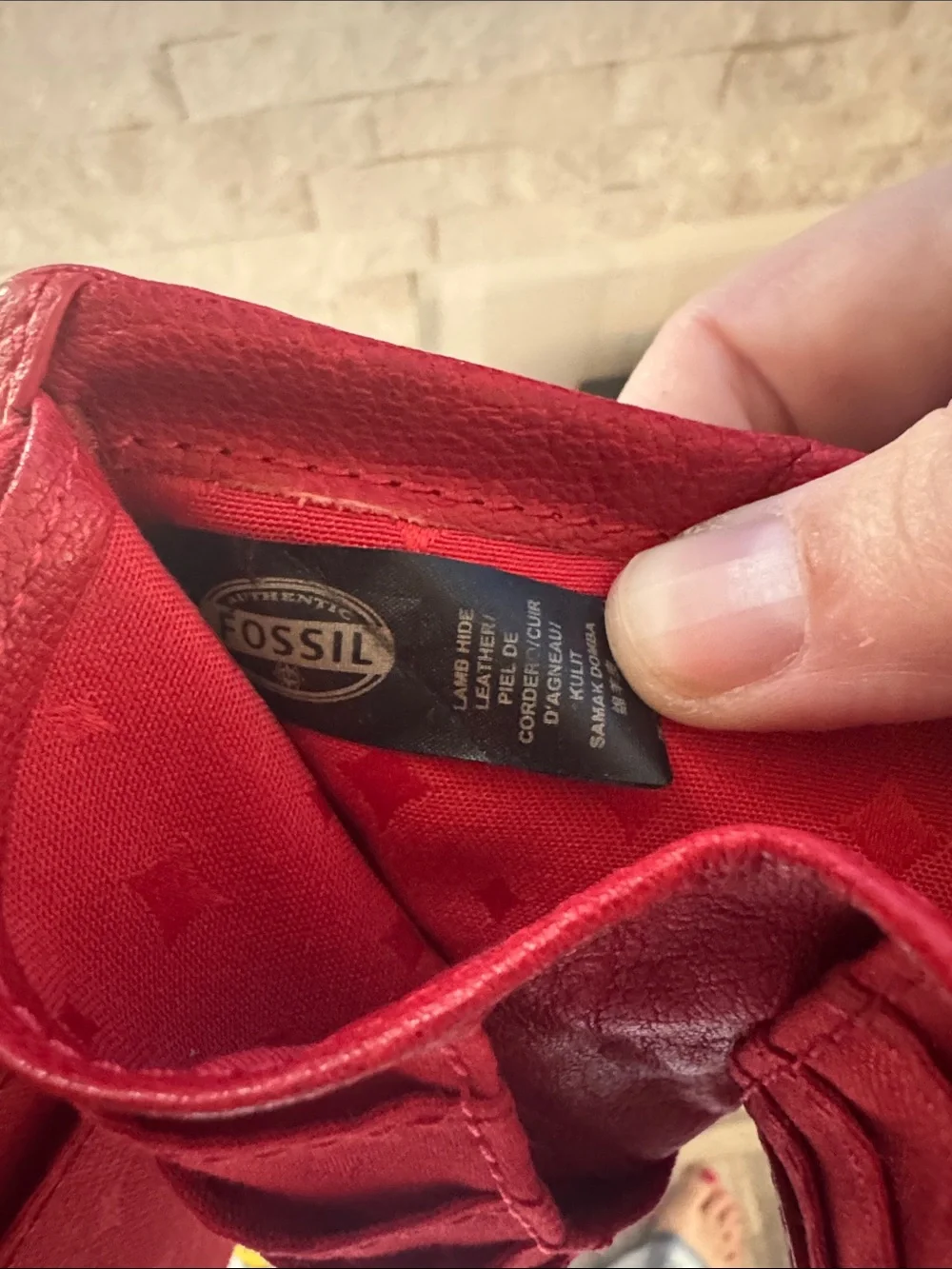Fossil compact wallet